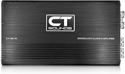 CT Sounds CT-700.1D Compact Class D Car Audio Monoblock Amplifier