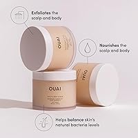 OUAI Travel Kit - Leave In Conditioner, Detox Shampoo, Hair Mask, Scalp & Body Scrub (4 Count) — image 7
