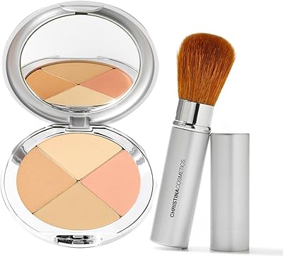Christina Cosmetics Perfect Pigment 1 Compact and Retractable Brush Duo