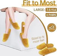 GONG GONG 2-6 Pairs Non Slip Disposable Slippers — image 3