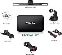 ZEROXCLUB B7 Wired Backup Camera Kit with 7″ Monitor — image 7