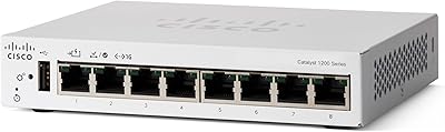 Cisco Catalyst 1200-8T-D Smart Switch
