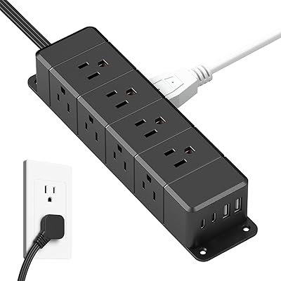 ANNQUAN 30W USB C Power Strip Surge Protector
