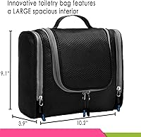 Bago Travel Toiletry Bag - Black — image 4