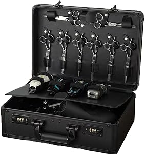 GGAIFbp Barber Case Portable Barber Carrying Case