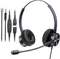 MAIRDI M809DBQD002C Telephone Headset with Noise Canceling Microphone — image 1