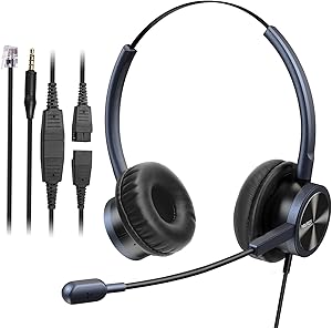 MAIRDI M809DBQD002C Telephone Headset with Noise Canceling Microphone Review
