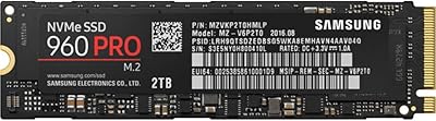 Samsung 960 PRO 2TB PCIe NVMe M.2 SSD