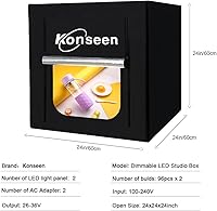 Konseen 24x24x24″ Photo Studio Light Box — image 2