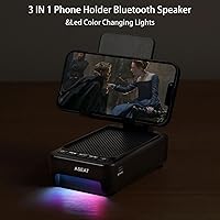 ASEAT Phone Stand with Bluetooth Speaker and LED Lights — image 2