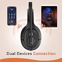 EKSA H1 Noise Cancelling Bluetooth Headset — image 6