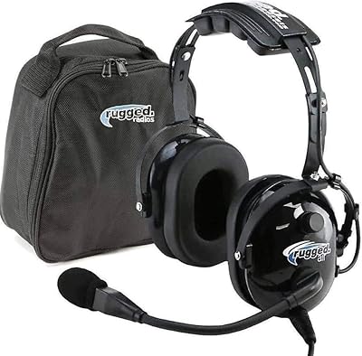 Rugged Air RA200 Aviation Pilot Headset
