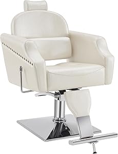 BarberPub Classic Recliner Barber Chair