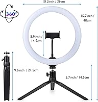 Amazing Energy 10.2″ Eye Protection Desktop Ring Light — image 5
