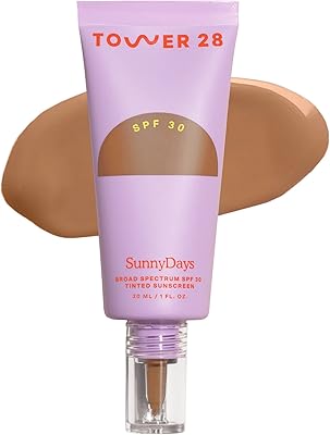 Tower 28 Beauty SunnyDays SPF 30 Tinted Mineral Sunscreen - Shade 40 RUNYON, 1 Fl Oz