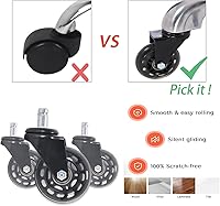 Syiole Rolling Salon Stool Swivel Chair with Wheels — image 3