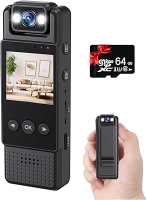 LAIFUCAM Small Body Camera 64GB