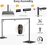 ShowMaven 8x10 ft Adjustable Photo Backdrop Stand — image 6