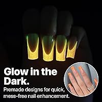 SXC Cosmetics X-Pro Tips French Tip Press On Nails - GLOW117KIT-M Square — image 2