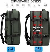 BANGE 45L Expandable Travel Backpack — image 4