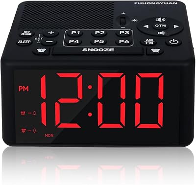 FUHONGYUAN Digital Alarm Clock Radio CR-01