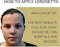 LEROSETT Facial Clay Mask for Acne, Oily Skin, 3.8oz — image 8