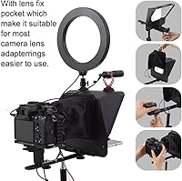 Inmei A10 Portable Teleprompter for Smartphones & DSLR Cameras — image 5