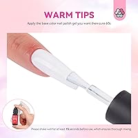 SAVILAND Airbrush Gel Nail Polish Set, 12 Vitality Colors, 15mL — image 3