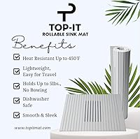 Top-it Sink Mat for More Counter Space (Gray) — image 2