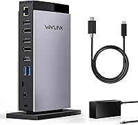 WAVLINK USB C DisplayLink Triple Display Docking Station — image 1