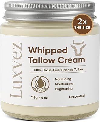 Luxvez Beef Tallow Cream for Skin 4oz