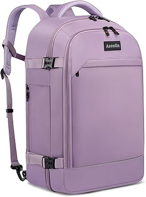 Asenlin 40L Travel Backpack for Women Men, 17.3-inch Laptop Backpack