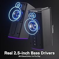 Redragon GS814 Stereo Desktop Speaker — image 4