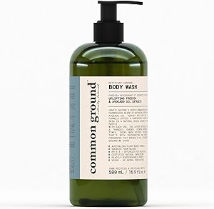 COMMON GROUND Natural Body Wash with Avocado Oil, 16.9oz Review