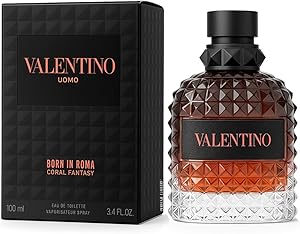 Uomo Born In Roma Coral Fantasy by Valentino Eau de Toilette 3.4oz