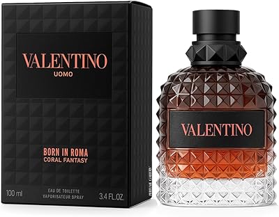 Uomo Born In Roma Coral Fantasy by Valentino Eau de Toilette 3.4oz
