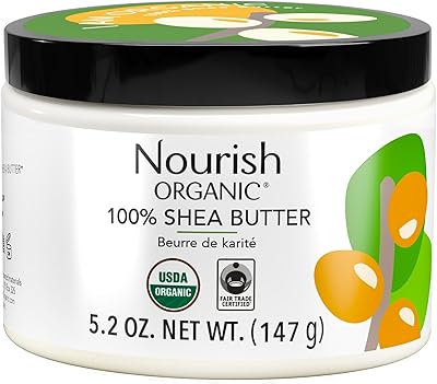 Nourish Organic Moisturizing Shea Butter 5.2 Oz Jar
