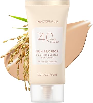 THANKYOU FARMER Sun Project Rice Tinted Mineral Sunscreen SPF 40 - 1.69 fl oz