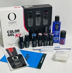 Organic Nails Gel Nail Polish Kit - Black Reflective Finish, 7.5mL Review
