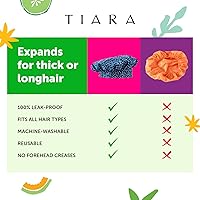 TIARA 2-in-1 Luxury Shower Cap — image 4