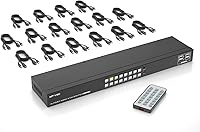 MT-VIKI 16-Port 4K HDMI KVM Switch — image 1