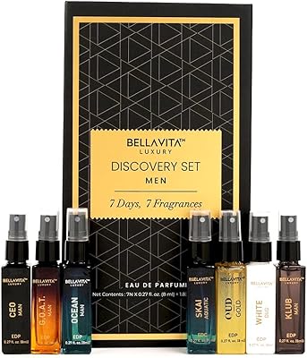 BellaVita Luxury Discovery Set Men's Perfumes 7x8ml