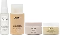 OUAI Travel Kit - Leave In Conditioner, Detox Shampoo, Hair Mask, Scalp & Body Scrub (4 Count) — image 1
