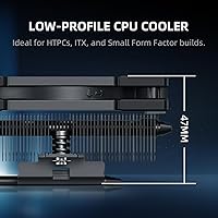 ID-COOLING IS-40-XT Black Low Profile CPU Cooler — image 3