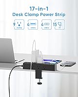 Acozvin Desk Clamp Power Strip 15FT — image 2