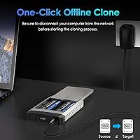 WAVLINK M.2 SSD Cloner, 20Gbps NVMe Dual-Bay SSD Enclosure, 8TB — image 2