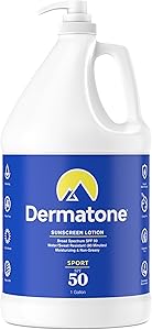 Dermatone Sport SPF 50 Sunscreen Lotion Gallon Review