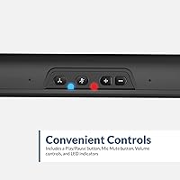 Cyber Acoustics CA-2890BT USB & Bluetooth Speaker Bar — image 6