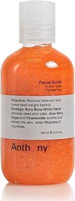 Anthony Facial Scrub – Men’s Exfoliating Face Wash 8 Fl Oz