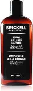 Brickell Men's Redefining Anti-Aging Face Wash, 4 oz Review